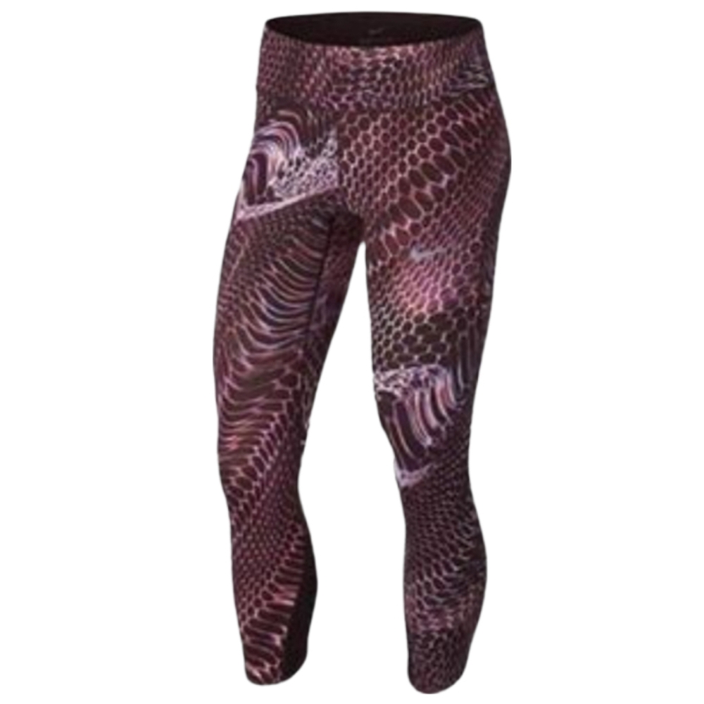 NEW Nike Epic Lux Tight Fit Animal Patterned Crop Length Leggings Size Small
